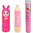 Lip Balm Super Soft Multi Design Lip Balms, 6-Hour Hydration, Lip Care to Moisturize Dry Lips - Multi-Flavour Lip Balms, Pack of 3