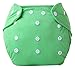 Set of 2 Cotton Diaper Pants Diapers Leak Proof Breathable Waterproof Army Green