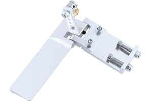 HOBBYPARK Aluminum 75mm Long RC Boat Rudder with Water Pickup Absorbing Steering for Electric/Gas Power Remote Control Model Parts CNC
