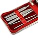 [Official Shop] BXT Stainless Steel Personal Manicure & Pedicure Tools Set of 8 - Red