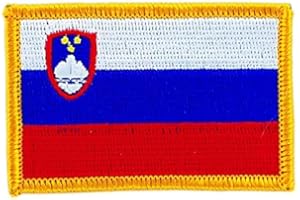 Akachafactory Patch écusson brodé Drapeau slovenie Slovene thermocollant Insigne Backpack