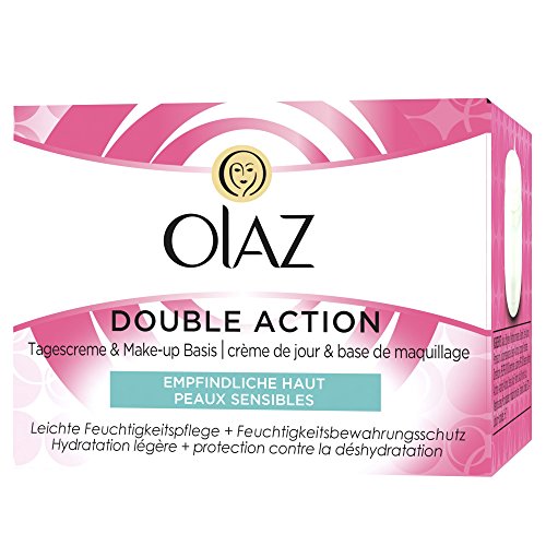 Olaz Double Action Tagescreme & Make-up Basis Feuchtigkeitspflege für empfindliche Haut, 50 ml - 4
