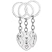 Produktbild TOOGOO Mama's Geburtstagsgeschenk von der Tochter - 3stk Edelstahl Mutters Sis Little Sis Keychain Geschenke Fuer Muttertag (Edelstahl Schluesselanhaenger)