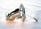 Chastity Cage with Male Chastity Device Stainless Steel Dilator with Removable Urethra Tube with 45mm Base Ring