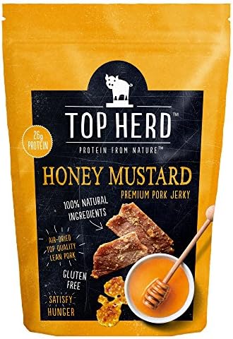 Top Herd Honey Mustard Pork Jerky - 70g x 8