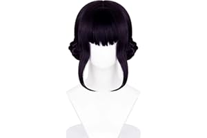 XUANHEY Rumi-Cosplay peluca de pelo largo Negro Zoey-Cosplay Anime Hunter Halloween Carnaval Juego de rol Fiesta Disfraz Pelucas Accesorios Mujer (Negro, Talla única)