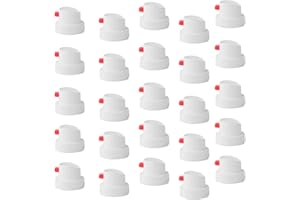 Amfrpar 20 Pièces Buses Bombes de Peinture Automatique Buses de Peinture Différentes Tailles Caps en Spray Buses de Pulvérisation Professionnelles pour Arrosage par Aspersion Graffiti Spray