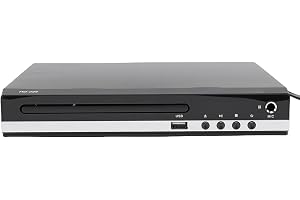 Jelquix Multi Region DVD-spelare, 1080P HD Blu Disc-spelare, Hemmabio DVD- med USB-port och -utgång, Idealisk för Stereosystem (#1)