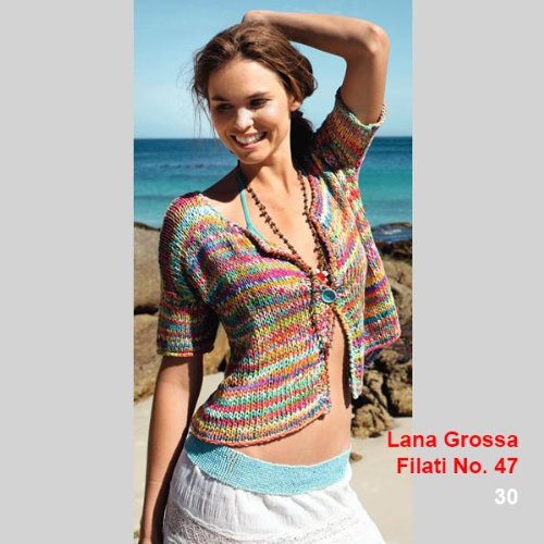 Lana Grossa Allegro 014 Mint/Petrol/Senf/Oliv/Dunkelgrau - 4
