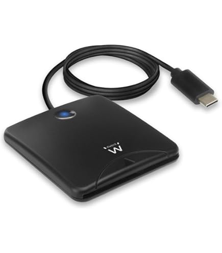 Lecteur De Carte à Puce USB-C - Certifié MFi Pour Mac, Compatible Windows/Linux/Android - Pour Cartes Bancaires, Identité, Accès