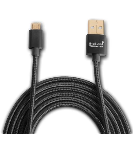 CELLONIC Micro-USB-Kabel 1 M – Kompatibel Mit Steam Controller, Lade- & Datenkabel, USB 2.0, Schwarz