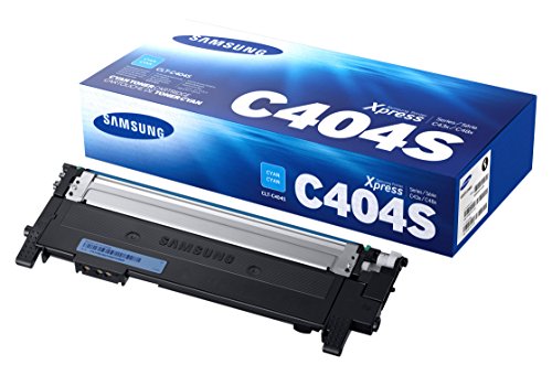 Samsung CLT-C404S/ELS Original Toner (Kompatibel mit: SL-C430 C430W C480 C480W C480FN C480FW) cyan