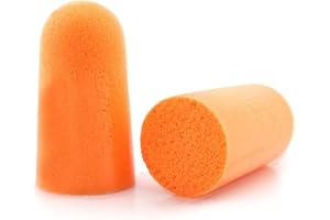 3M 1100 - Tappi per orecchie arrotolabili in schiuma, confezione da 200