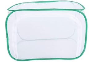 MAGT Zuchtkäfig Schmetterlinge groß, Butterfly House Zuchtkäfig Insekt Habitat Cage Große Faltbare bewegliche Durable Ventilated Schmetterlings-Motte Tieraufzuchts Zucht Anzeige Cage (L)