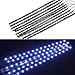 Produktbild 10x 30cm SMD 3528 Kaltweiss 15 LED Lichterkette flexibles Streifen Licht Lampen Strip Lichtleiste Wasserdicht KFZ Auto Deko Blau Rot Grün Gelb
