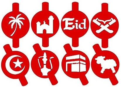 Islamic Eid & Ramadan Stencils Set - 8 by Eidway