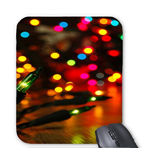 lights holiday bokeh Mouse pad 9.84 x 11.8 inch