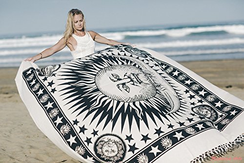 Sovereign ’s Special bhagyodayfashions Sonne Mond Sterne Batik Tapisserie - 3