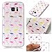 Produktbild S7 Edge Hülle, Samsung Galaxy S7 Edge Hülle, Anlike Samsung Galaxy S7 Edge (5,5 Zoll) Schutzhülle Cover Case Weiche TPU Ultra Dünn Flexibel Transparent Silikon Handy Hülle Bunte Muster Design Schutzhülle für Samsung Galaxy S7 Edge (5,5 Zoll) - Flamingo