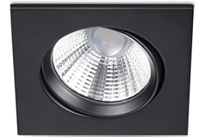 ‎TRIO LEUCHTEN Trio Leuchten LED Einbauleuchten Pamir 650410132, Metall Schwarz matt, inkl. 5,5 Watt LED