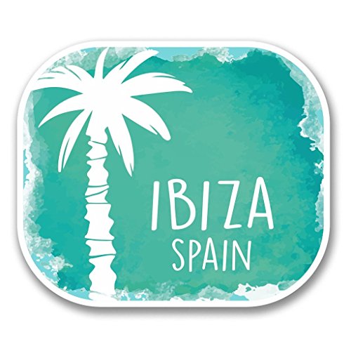 2 x Ibiza Spanien Vinyl Aufkleber Aufkleber Laptop Reise Gepäck Auto Ipad Schild Fun # 6334 - 10cm/100mm Wide