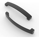 FURNIWARE 10 Pieces Furniture Pull, 128mm Hole Distance, Arch Cabinet Pull, Kitchen Pull Handle, for Kitchen Cupboard Door, B