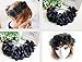 Lady Flower Floral Garland Crown Black Bride Handmade Vintage Goth Wedding Party