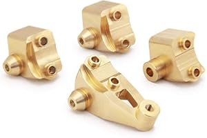 ZUOLAN XUNJIAJIE Eje trasero delantero de 45 g de latón resistente para TRX4 T4 1/10 RC Car Upgrade Parts