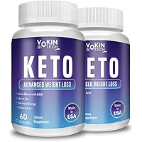 Vokin Biotech Keto Capsules Ultra Weight Loss Fat Burner Supplement with (Green Tea + Garcinia Cambogia + Green Coffee…