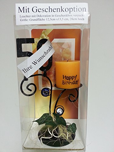 Leuchter Happy Birthday (90. Geburtstag) - 3