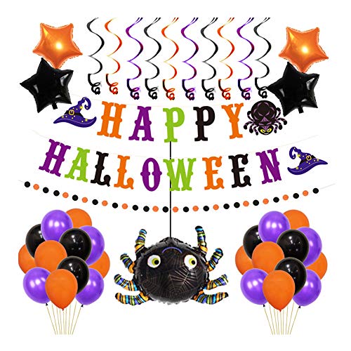 Wuudi - Globos de Halloween para decoración de Festivales de...