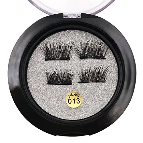 Preisvergleich Produktbild Providethebest 2 Paare Slender Magnet 3D sind hochwertige Fiber falschen Wimpern Natürliche Dichte Wimpern Verlängerung für Make-up 013#