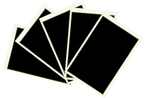 HOMDMARKET Lasermarkierungspapier, 36x24CM Laser Farbpapier, 5 Farben optional für Lasermarkierungs- und Graviermaschinen zum Gravieren auf Keramik und Glas (Schwarz)