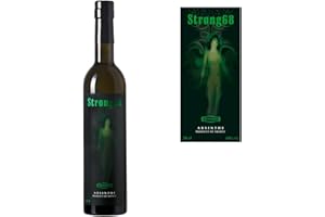 ‎ALANDIA Absinth Strong68 von ALANDIA | Mit Wermut/Thujon | 68% | Ohne Farbstoff | Das Original | (1x 0,5 l)