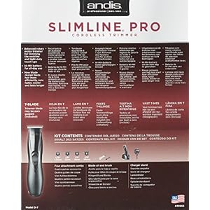 Andis D7 Slimline Pro T-Blade Cordless Rechargeable Trimmer - Image 5
