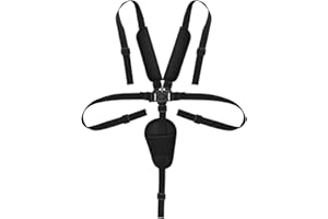 Jinlaili Universal 5 Point Harness Straps, Adjustable Baby Safety Strap Belt with Shoulder Pads and Guarding Pad, Harness Straps for High Chair/Pushchair/Stroller/Pram/Buggy (Black)