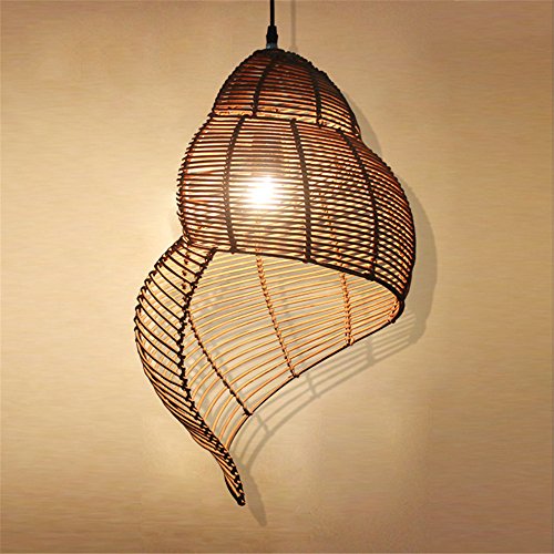 Preisvergleich Produktbild THWYNY- Design 1 x Industrial altmodischen Kronleuchter / Rattan / Schnecke Leuchten / Restaurants / Cafes / Studie / Flur / Kronleuchter / Luxus Kronleuchter Lampe / Schnecke / Keine Lichtquelle (W), 35 * 50 cm