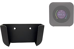 3DHerb Uchwyt ścienny do routera Netgear Nighthawk M1 M2 M5 uchwyt do szybkiego i łatwego montażu na ścianie w przyczepie kempingowej itd. Przyklejanie lub wkręcanie - Made in Germany