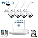 Produktbild 960P 4CH WiFi IP Kamera Set, IP Wlan Überwachungskamera Kit, Drahtloses Indoor / Outdoor Kamera Installationssatz, Wireless innen / außen kamera Set mit Nachtsicht, Bewegungsmelder, 1TB Festplatte, Wasserfesten, Kabellos Bewegungssensor, - Topgio (960P weiß)