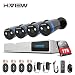 Produktbild 1080P Überwachungskamera System 4 x 1080P Wetterfest HD-Kamera Außen und 4CH DVR mit 1TB Festplatte 1080P Überwachungskamera Set Bewegungsmelder IR Nachtsicht