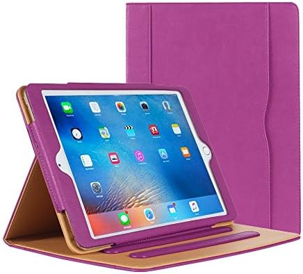 iPad Pro 10.5 Case, INV Smart Slim PU Leather Wallet Case for New iPad pro 10.5 inch 2017 Version with [Auto Sleep/Wake Feature] &amp; [Light weight] [Compatible With iPad Pro 10.5 Screen Protector] (PINK)