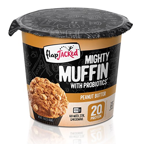 Preisvergleich Produktbild Mighty Muffin, mit Probiotika, Erdnussbutter, 1,94 Unzen (55 g) - FlapJacked