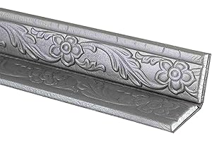 Renywosi Selbstklebende Bordüre - 3D Label Bordüre Selbstklebend Wandbordüre wasserdichte Sockelleiste, PE Tapetenbordüre Selbstklebend Grundplatte Für Zuhause, Wohnzimmer, Büro, Hotel