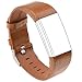 Produktbild Juyi Ersatz-Armband für Fitbit Charge 2, Leder, ohne Fitness-Tracker, braun, L