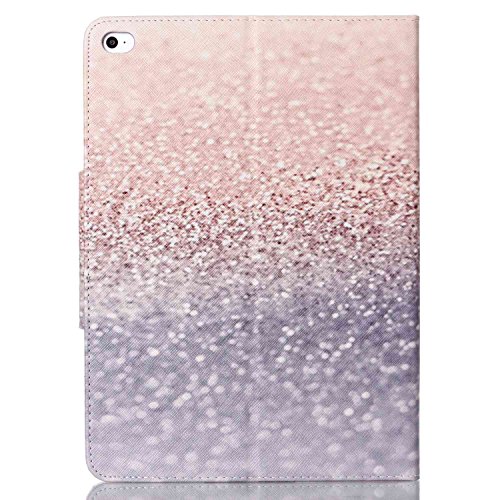 iPad Air 2 Hülle, iPad Air 2 Cover, DEENOR Colorful Classic Design PU Leather Stand schutzhülle hülle für Apple iPad Air 2 iPad 6. Quicksand - 3