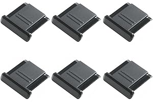 JTKREW 6 Pezzi Coperchio Slitta Flash,Copri Slitta Flash Esterno,Copri Slitta per le Fotocamere,Hot Shoe Cover,Coperchio di Protezione Hot Shoe Cap,Coperchio Flash per Nikon,Panasonic,Olympus, ecc