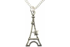 Miniblings Eiffel Tower Necklace 45Cm Paris France Travel Star Love