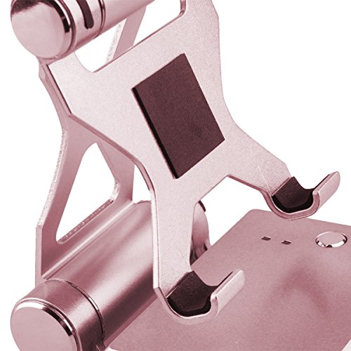 ULTRICS® Einstellbare Aluminium Handy Stand mit 10000mAh Dual USB Powerbank, 270 Grad Drehen Multi Betrachtungswinkel Handy-Standplatz, Desktop-Lade-Dock für iPhone iPad Samsung Galaxy Sony Xperia HTC LG iPod Nokia Tablet für Home Office Küche - 5