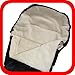 Produktbild Baby Universal Fußsack, 100% Lammwolle, schwarz