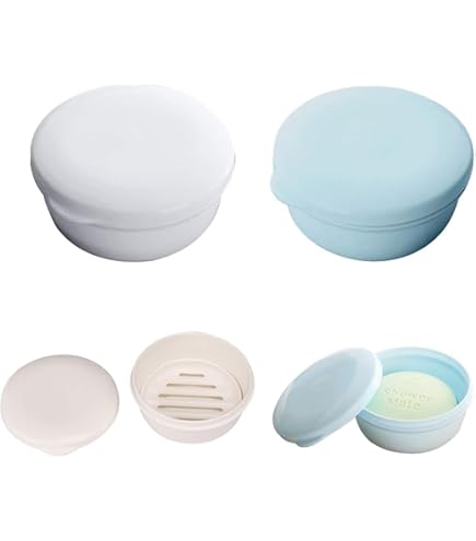 Boite à Savon Voyage étanche, Boîte Shampoing Solide, Conteneur De Savon En Terre Cuite Avec Couche